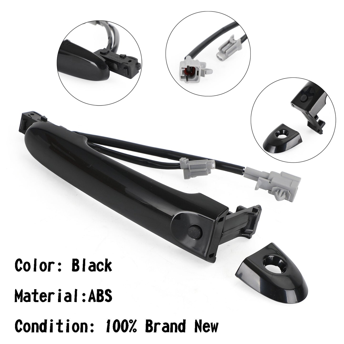 Front O/S Driver Right Side Door Handle Keyless Entry For Nissan Juke 2010-2019