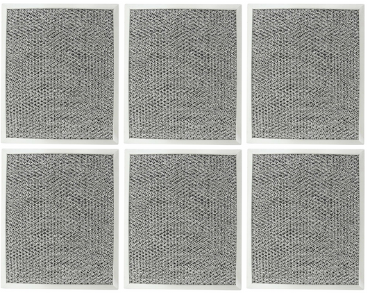 Solid Spare (6) Replacement Charcoal Range Hood Filters for Broan/Nutone 97007696