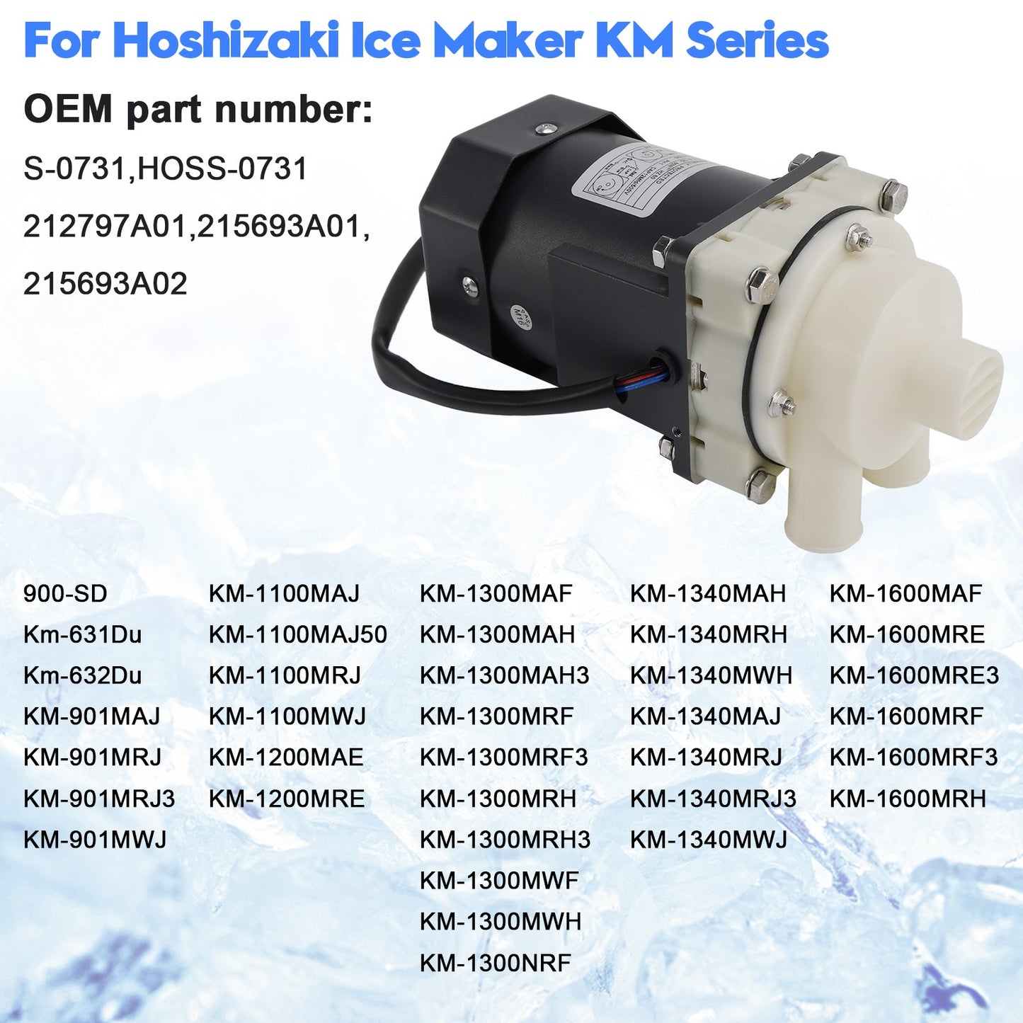 Ice Maker Machine Motor Replacement for Hoshizaki S-0731 Water Pump Motor*