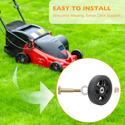 2x 7" Push Lawn Mower Plastic Wheels Fit Craftsman Mower Generator Garden Tiller