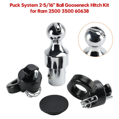 Puck System 2-5/16" Ball Gooseneck Hitch Kit for Ram 2500 3500 60638 ..