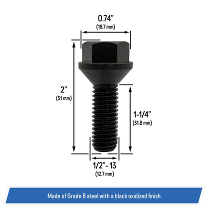 Crossmember Skid Plate Bolts for Jeep Wrangler YJ TJ 1987-2002 - 6035836 (6)