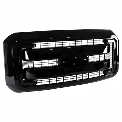 Gloss Black Front Bumper Grille For Ford F250 F350 F450 2011-2016 BC3Z-8200-A