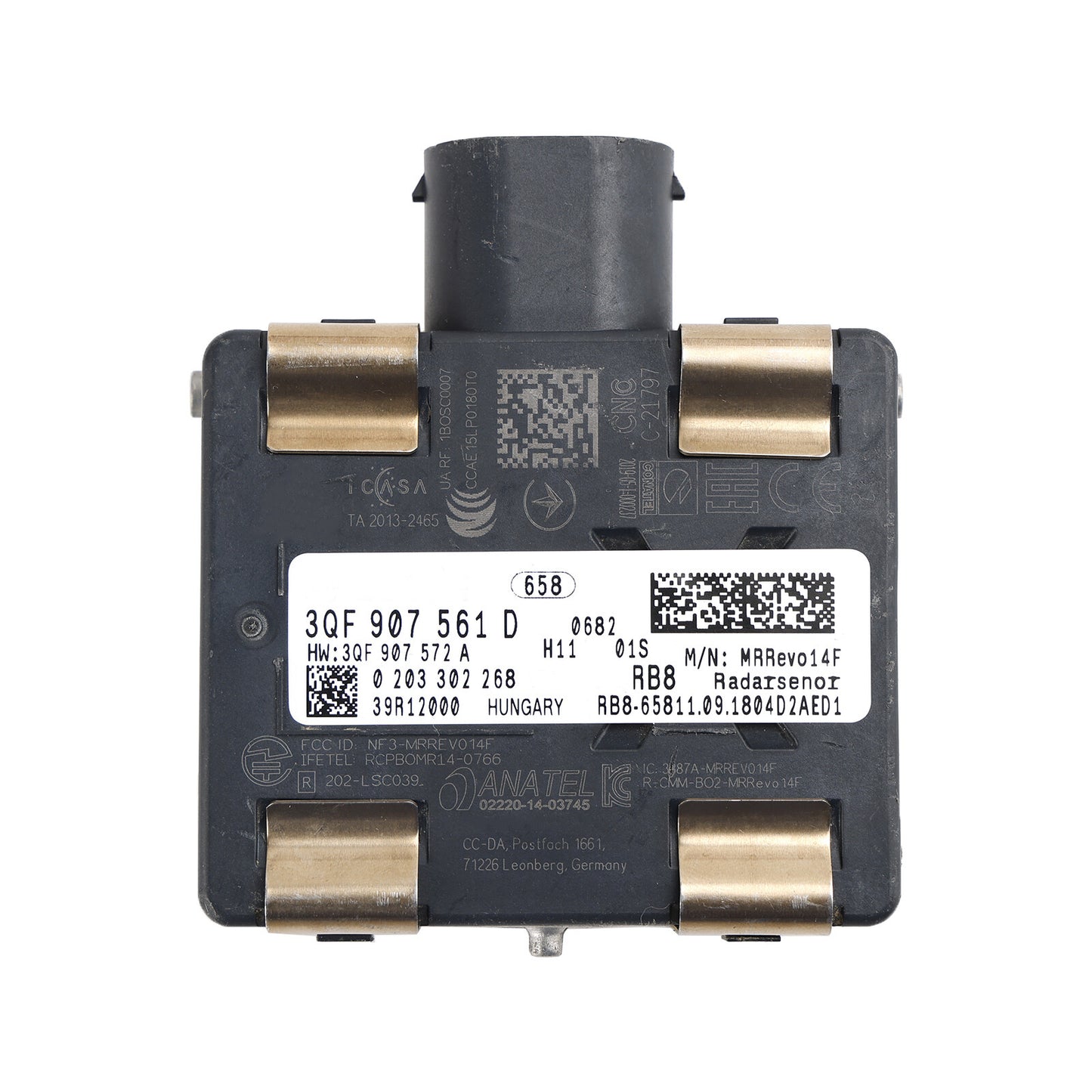 Cruise Control Distance Radar Sensor 3QF907561D For VW Jetta Golf Atlas 18-20