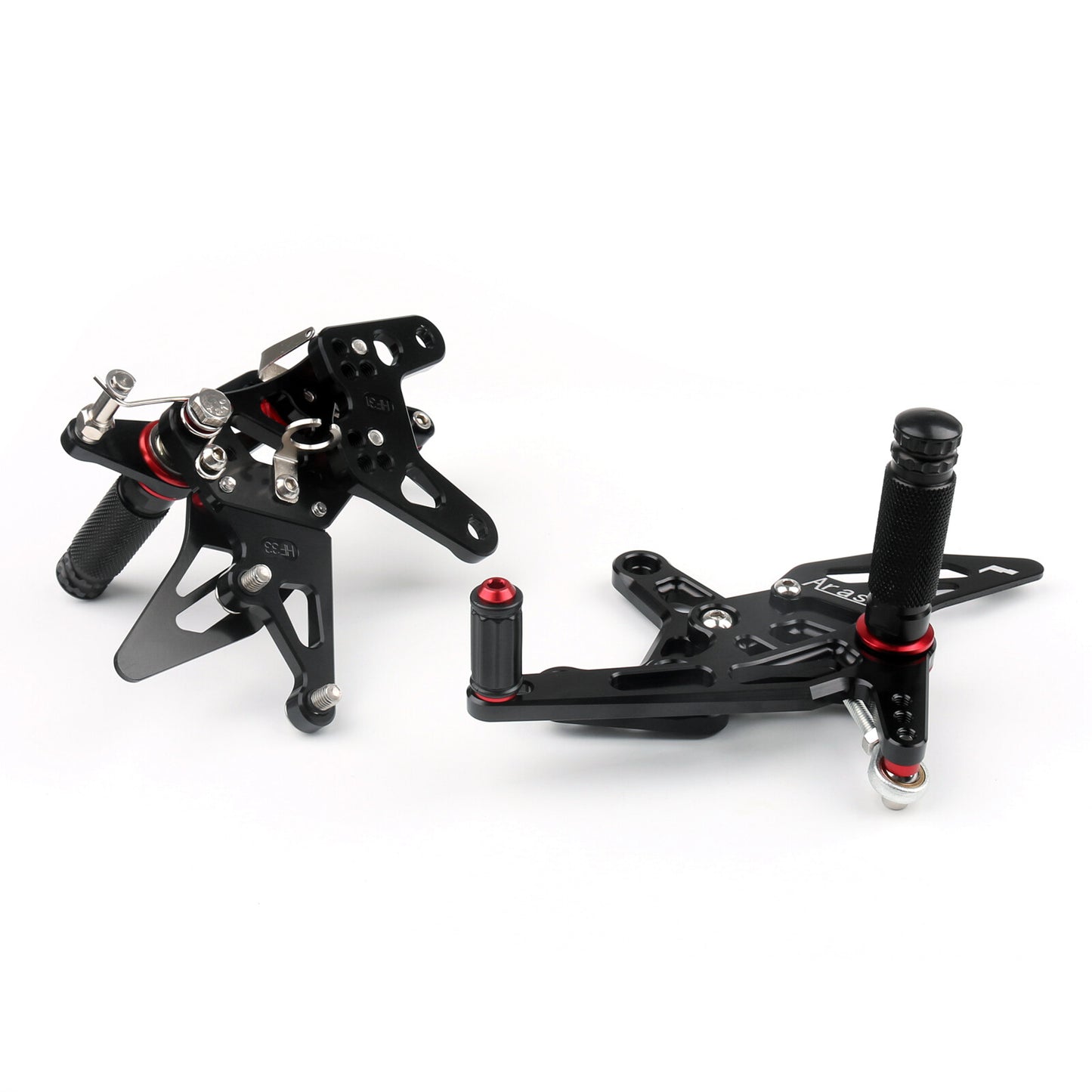 Rearset Rear set Foot pegs Fits for Kawasaki ZX6R ZX 6R 2007-2008 Black