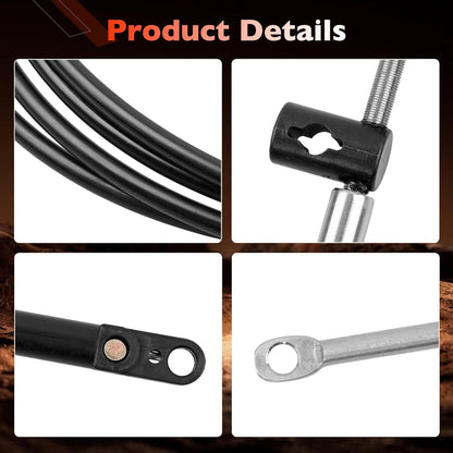 2Pcs 19FT Outboard Throttle Shift Control Cables GEN 1 For Mercury MerCruiser
