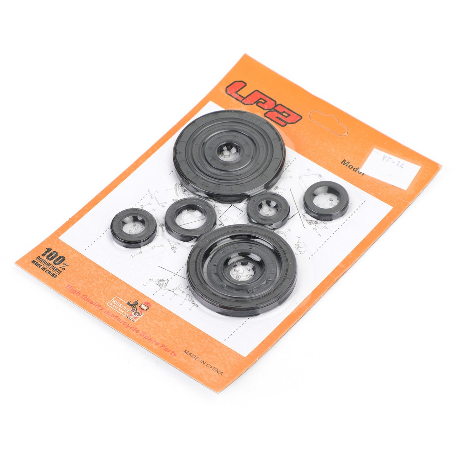 Complete Engine Oil Seal Crankcase Kit 10pcs for Honda CRF250R CRF250X 2004-2017