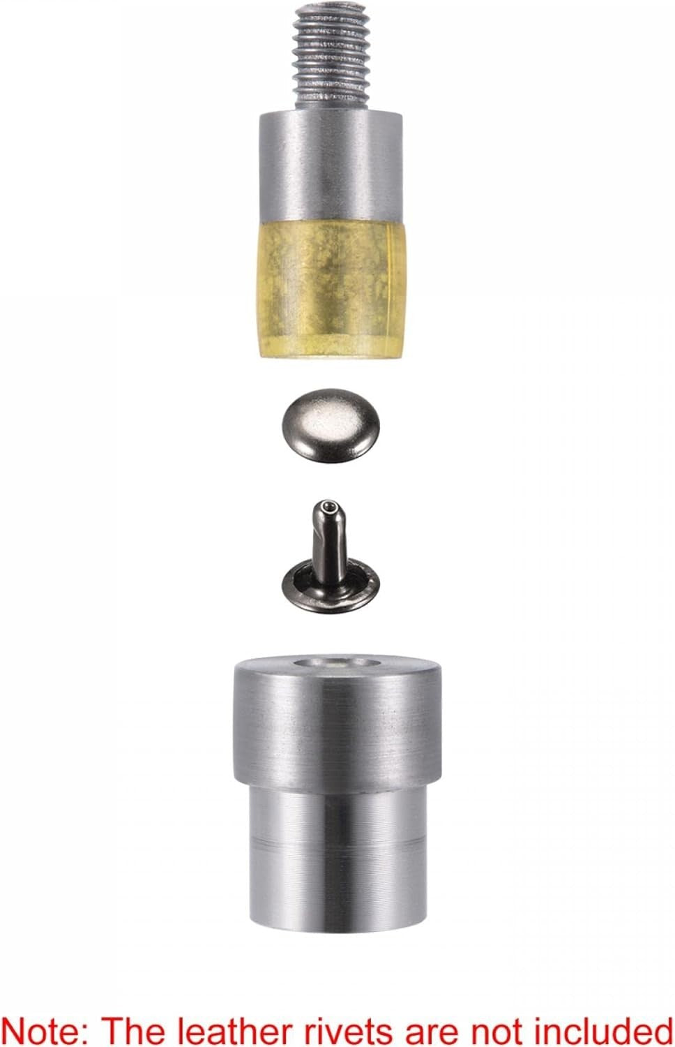 Hand Press Machine Stud Carbon Steel and Rubber 9mm Rivet Setter Punch Dies