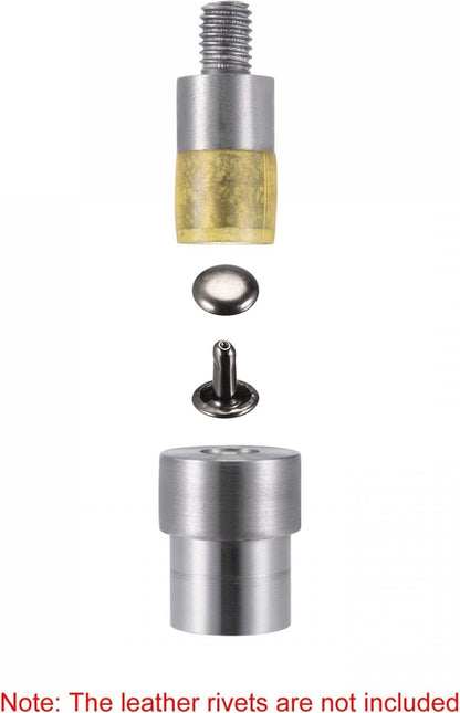Hand Press Machine Stud Carbon Steel and Rubber 9mm Rivet Setter Punch Dies