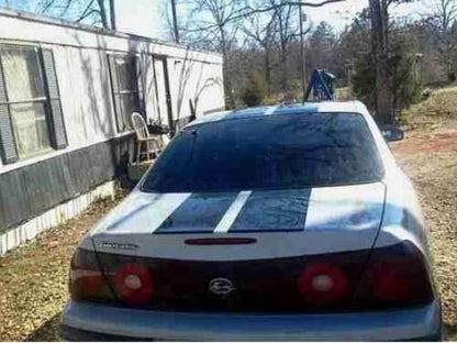 10" VINYL RALLY STRIPES RACING STRIPE KIT HOOD TRUNK ROOF For CHEVY IMPALA