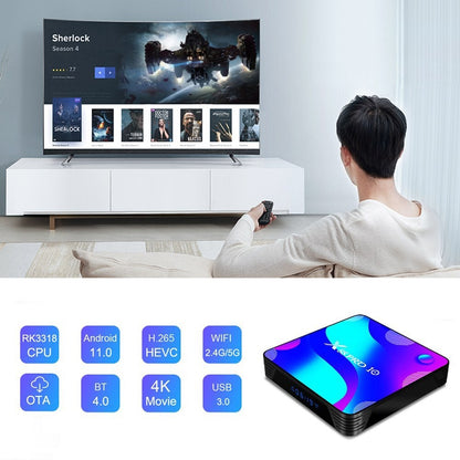 X88 Pro 10 Android Tv Box 11.0 Smart Tv Box Rk3318 2Gb 16Gb Support 2.4G/5G