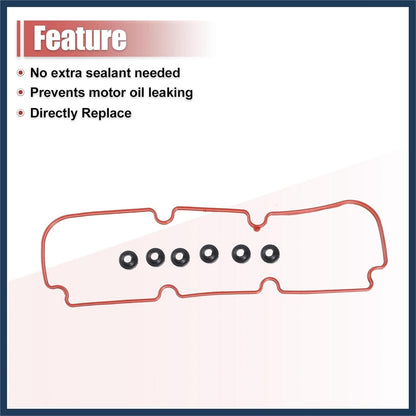 Valve Cover Gasket Fit 88-09 Buick Chevy Oldsmobile Pontiac 3.8L V6 OHV 12V
