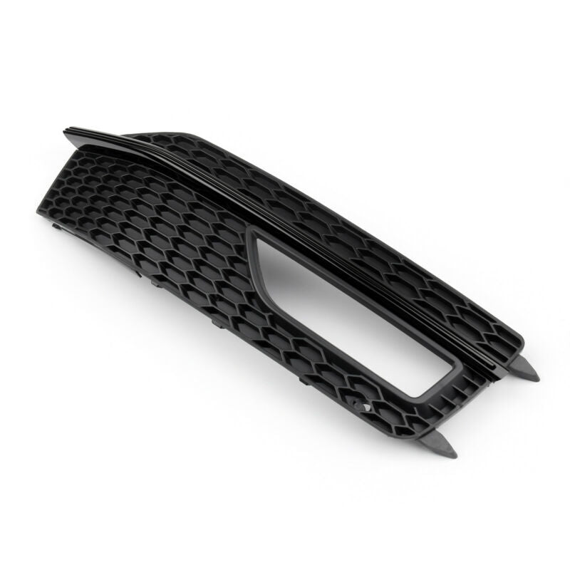 1x Right Bumper Fog Light Lamp Cover Grille Grill For Audi A4 S-line S4 13-15