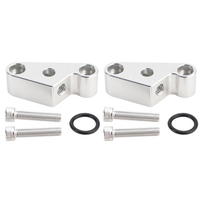 2 Pack Oil Pressure Sensor Adapter Port 551166 For Gen 5 Lt Valley Pan  M12-1.75