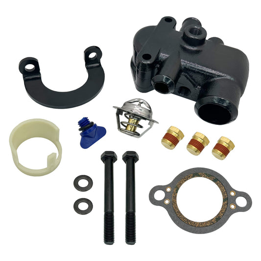 Solid Spare Thermostat Housing Assembly Kit for MAG MerCruiser 4.3-6.3L MPI 350 - 863457A2