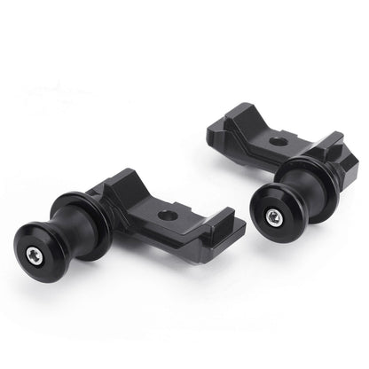 Chain Adjuster Block W/Swingarm Spools Slider For YAMAHA MT-07 FZ-07 14-18 BLK