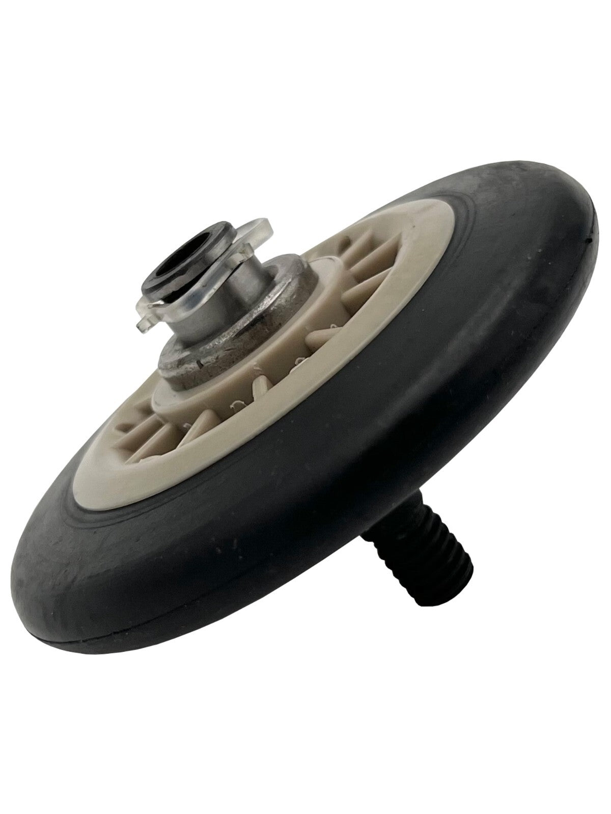 Solid Spare ERP 134715900 Dryer Drum Roller Wheel and Shaft Replaces Electrolux Frigidaire