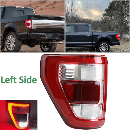 For Ford F-150 2021 2022 2023 LED Rear Tail Light Lamp w/ Blind Spot Left Side