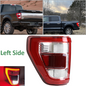 For Ford F-150 2021 2022 2023 LED Rear Tail Light Lamp w/ Blind Spot Left Side