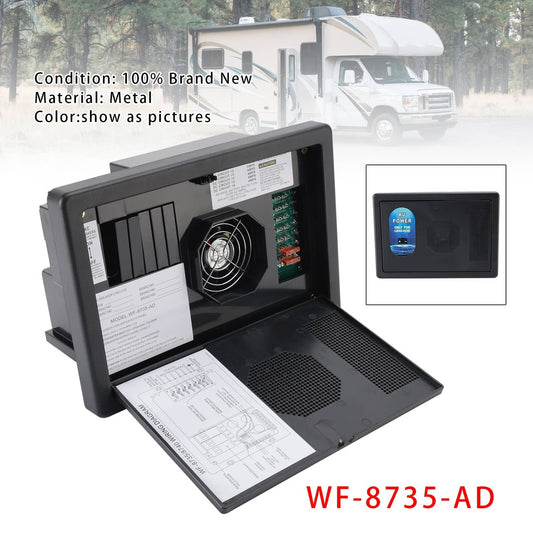 Solid Spare WF-8735-AD RV Converter Charger 30 Amp Power Center Support Auto Detect RV