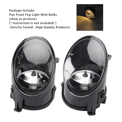 Pair Front Bumper Driving Fog Light For Audi A6 C6 2005 2006 2007 2008