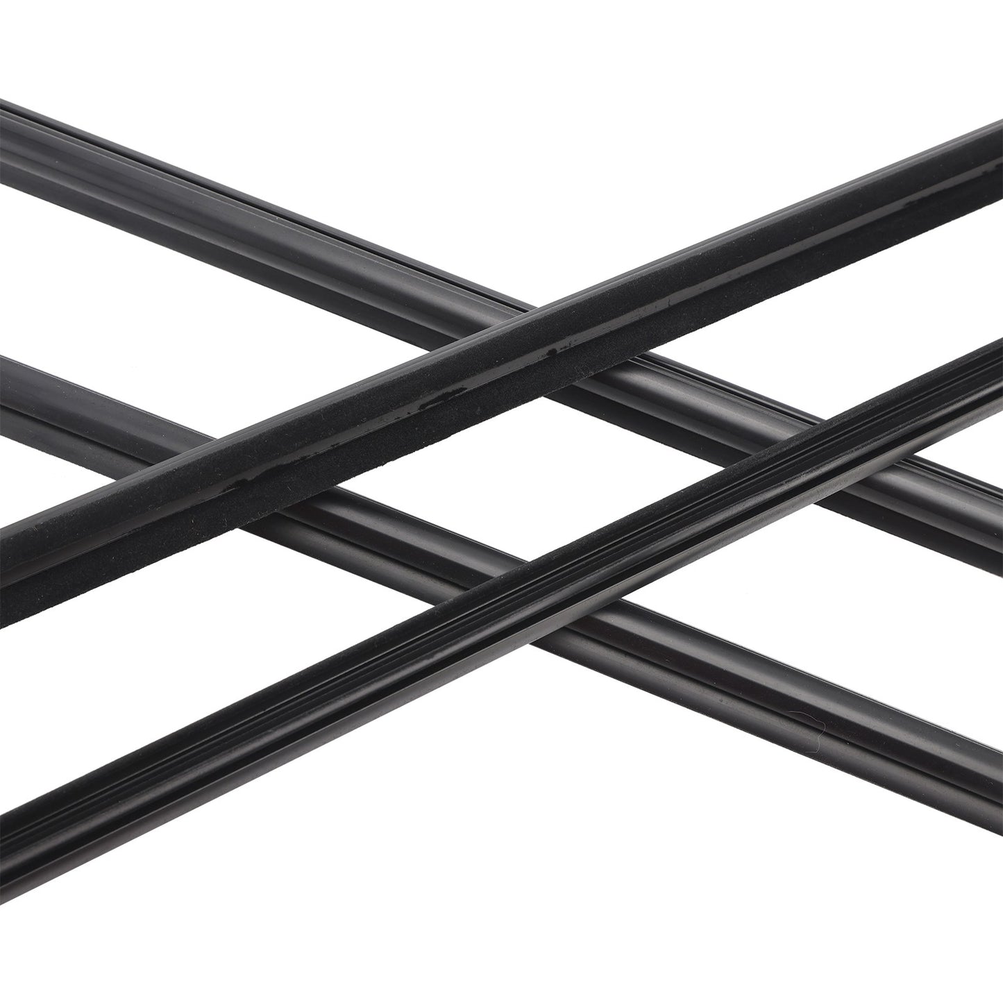 4PCS Door Glass Belt Outer Molding Weatherstrip For Toyota Prius 2010-2015