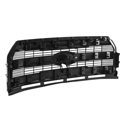 King Ranch Style Front Grille W/Camera Hole Matte Black For Ford F150 2015-2017