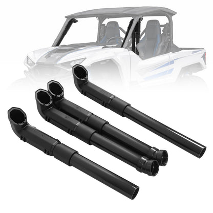 Solid Spare Black Off Road Snorkel Kits For Yamaha Wolverine RMAX2 1000 Sport 2021 2022 2023