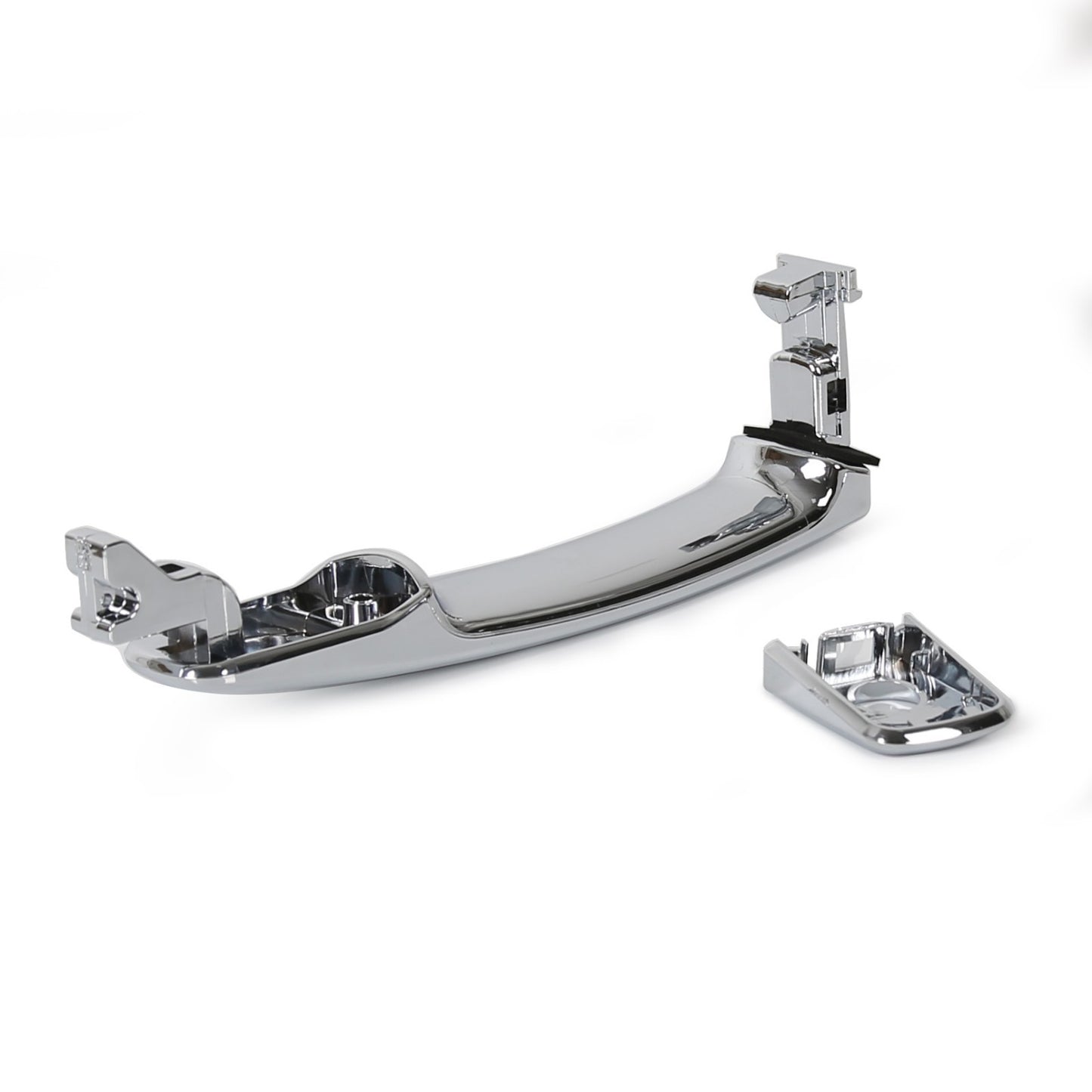 Solid Spare Door Handle Front Driver Side Outside Exterior Chrome For Nissan Rogue 2011-2015