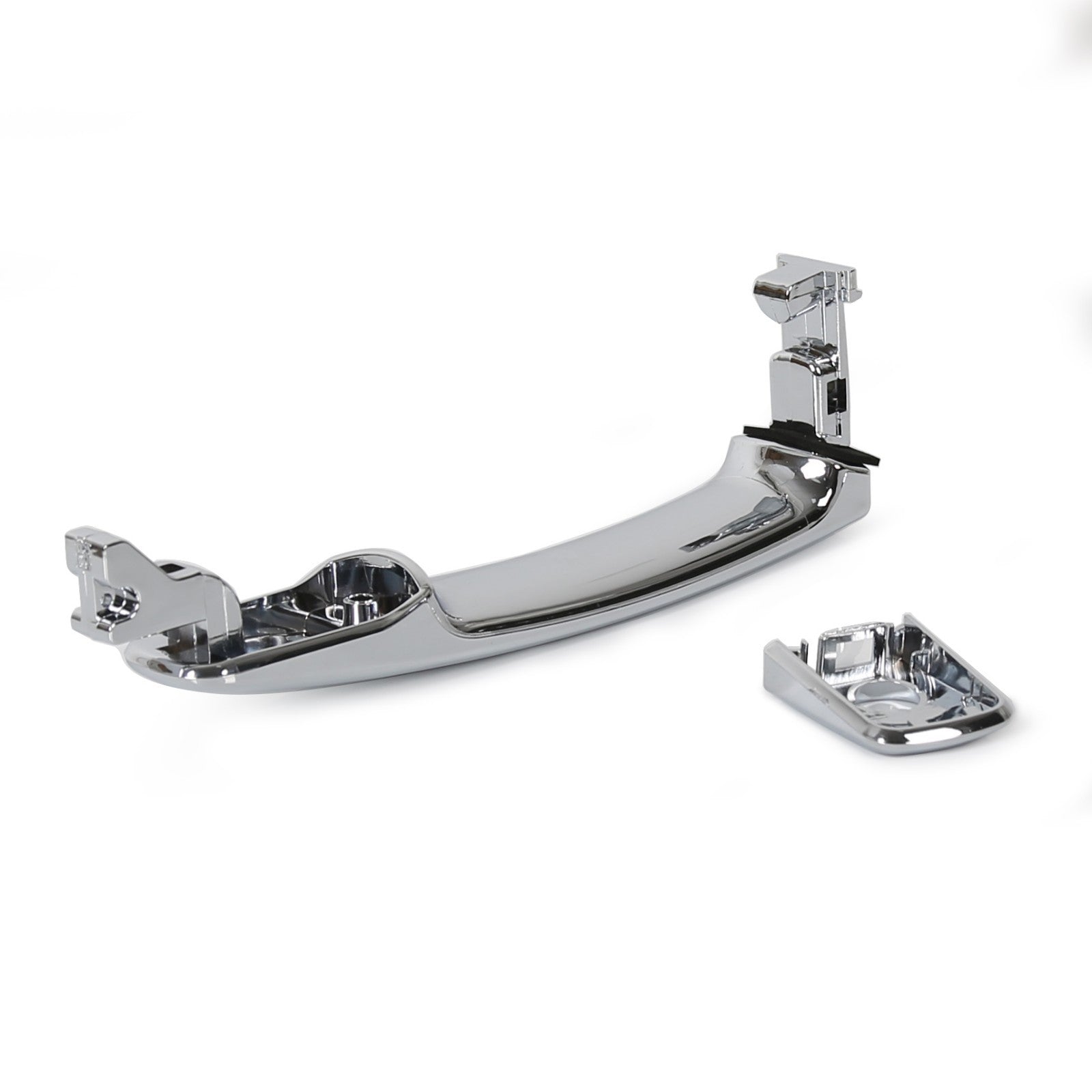 Solid Spare Door Handle Front Driver Side Outside Exterior Chrome For Nissan Rogue 2011-2015