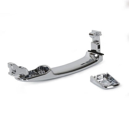 Solid Spare Door Handle Front Driver Side Outside Exterior Chrome For Nissan Rogue 2011-2015
