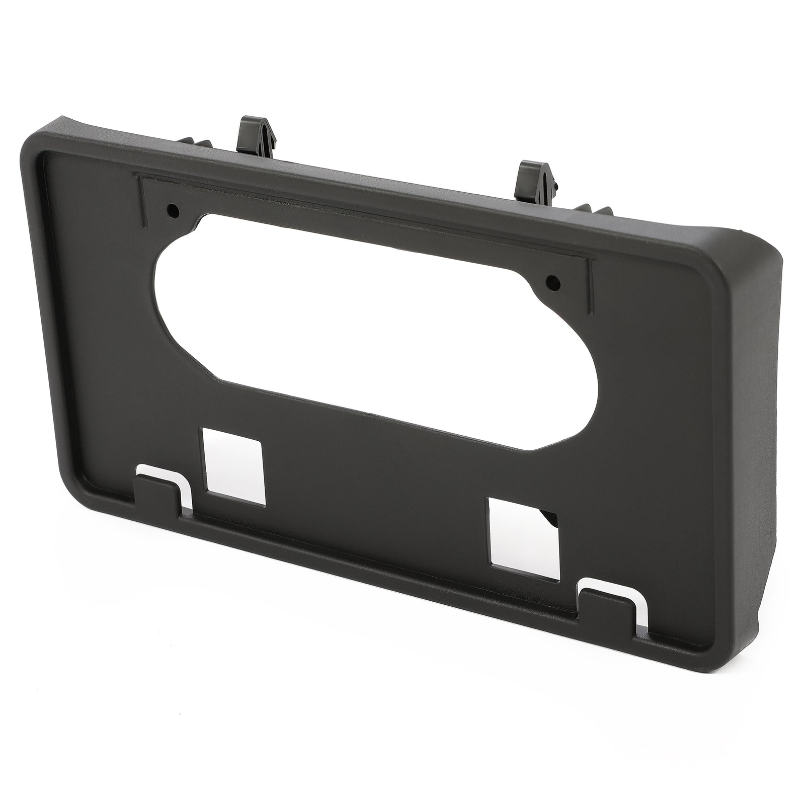 Solid Spare Fit For Ford F-150 2009-2014 Front Bumper License Plate Bracket Guards Pads Cap