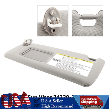 Sun Visor Left Driver Side 74320-35A91 Gray For Toyota 4runner 2010-2021 2022