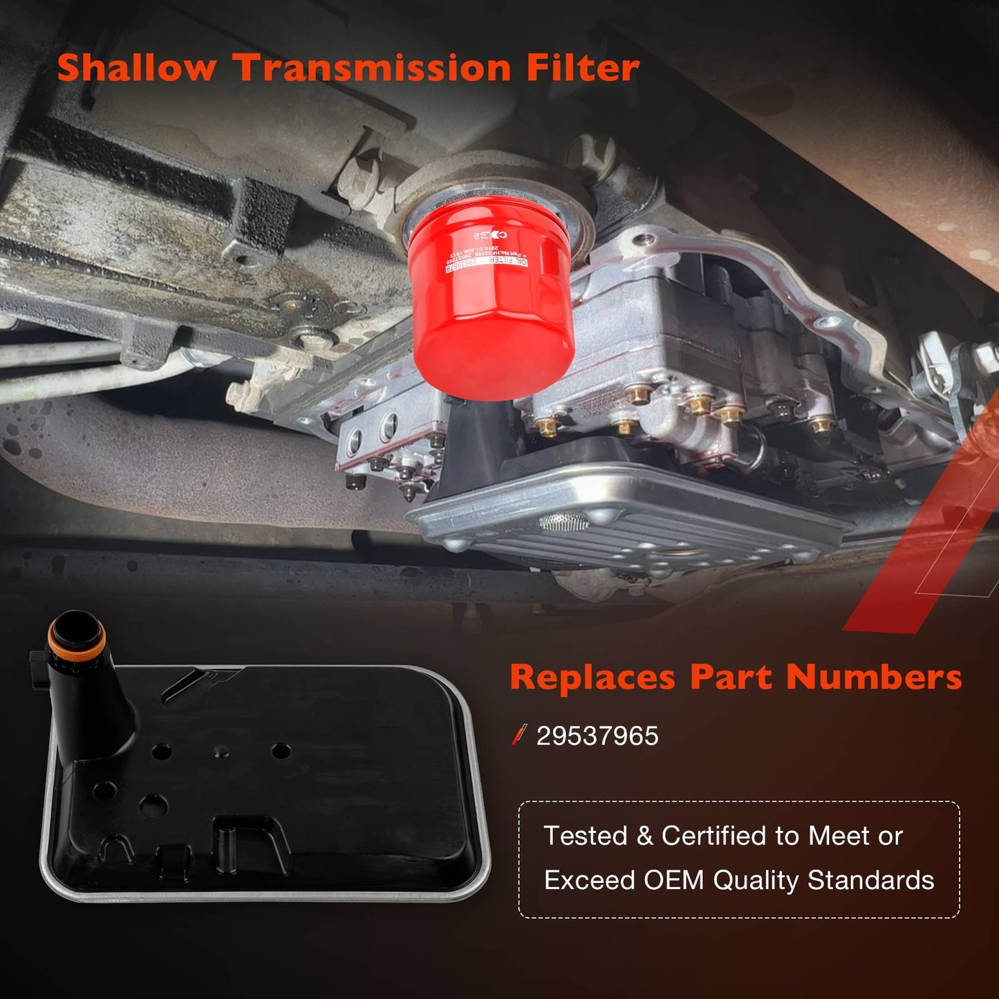 29537965 6.6L Duramax Diesel Transmission Filter For Allison 1000 2000 M7 Series