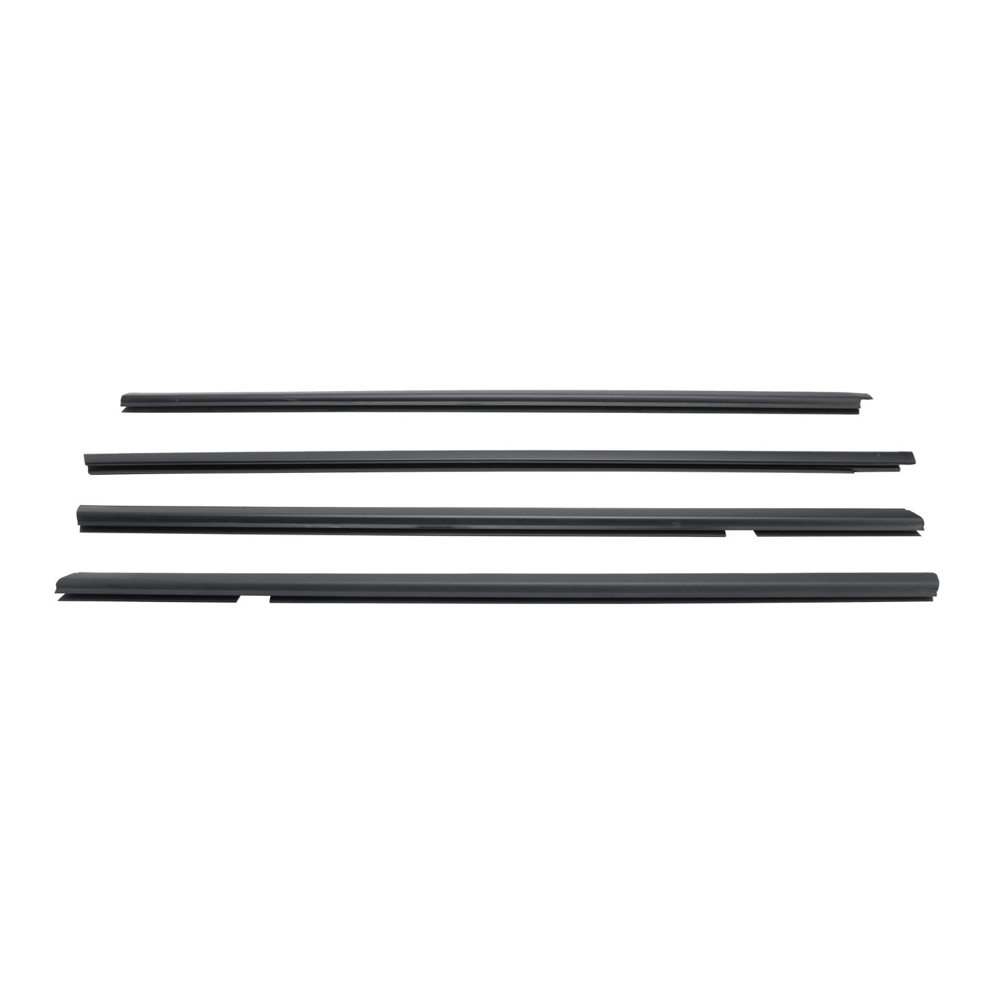 4PCS Outside Window Moulding Weatherstrip For Honda Insight 2010-2014