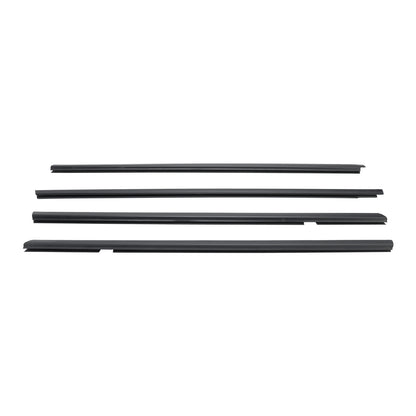 4PCS Outside Window Moulding Weatherstrip For Honda Insight 2010-2014