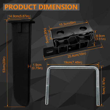 20" Universal Chainsaw Scabbard Carrier kit for Carrier Tractor ATV UTV Truck