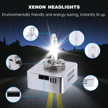2X D5S Xenon Headlight HID Bulb For Chevrolet Silverado 1500 GMC Sierra Terrain