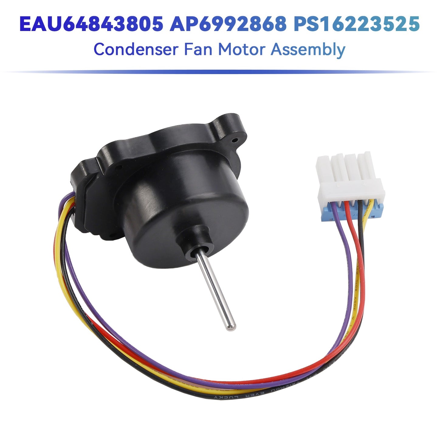 64843805 Condenser Fan Motor Assembly for LG Refrigerator AP6992868 PS16223525