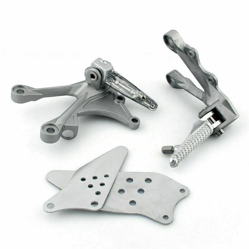 Front Bracket Footrest Footpeg Left Right For Kawasaki ZX6R/ZX636 2005-08 US