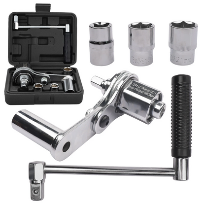 1/2" Torsional Torque Multiplier Wrench Lug Nut Remover 17 19 21 Tire Change