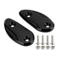 ALUMINUM REAR VIEW MIRROR HOLE CAPS BLACK FOR HONDA CBR 1000 RR 2008 > 2023