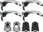 Fit For Chevrolet Silverado 1500 Exterior Door Handle 2014-2017 Set of 4 Chrome