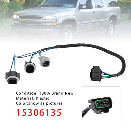 Solid Spare Rear Left Tail Light Wiring Harness 15306135 For Tahoe Yukon Suburban