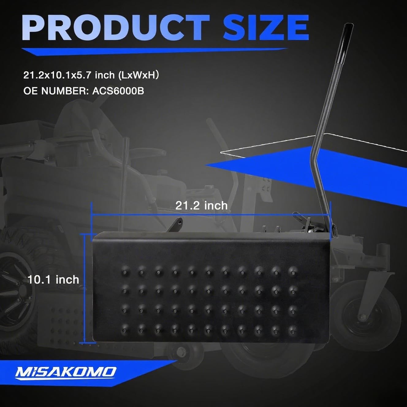 ACS6000B Mower Chute Blocker System For 54" 60" 61" 72" Bad Boy 088-6000-00