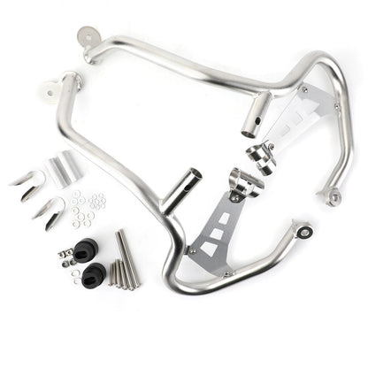 SILVER TANK CRASH BARS ENGINE PROTECTOR Fit for 2018-2021 BMW R1250GSA 2020 2019