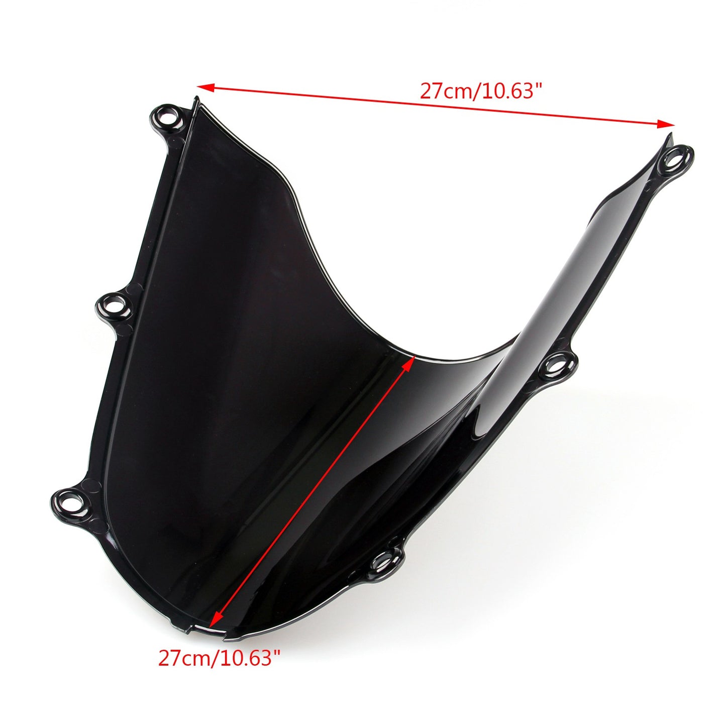 Windshield WindScreen Double Bubble For Honda CBR600RR 2005-2006 Black