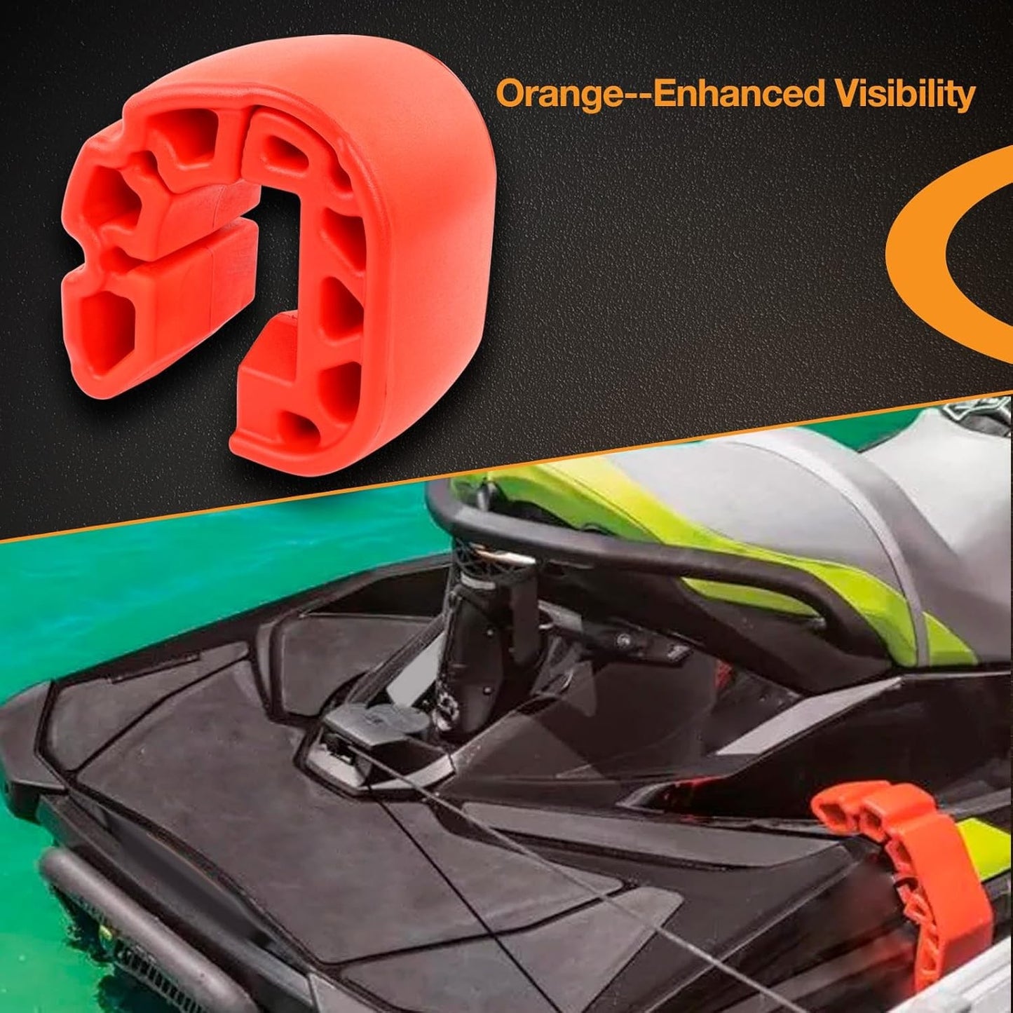 2X 295100418 Anti Crash Buffer Bumpers Fenders For Sea-Doo GTX FishPro 295100729