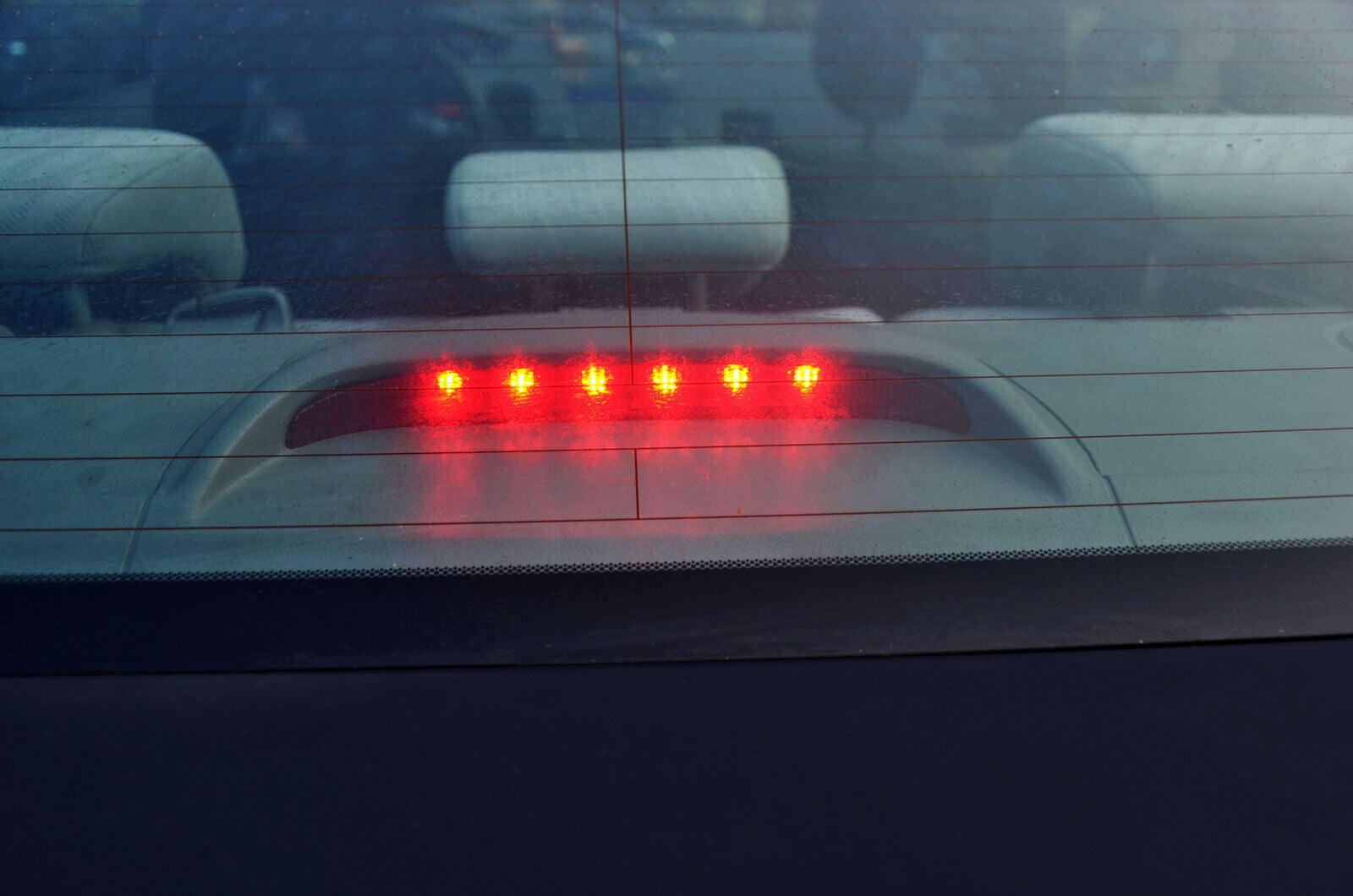 Solid Spare 3rd High Mount Brake Light LED Rear Lamps For Honda Civic EX Coupe 2006-2011