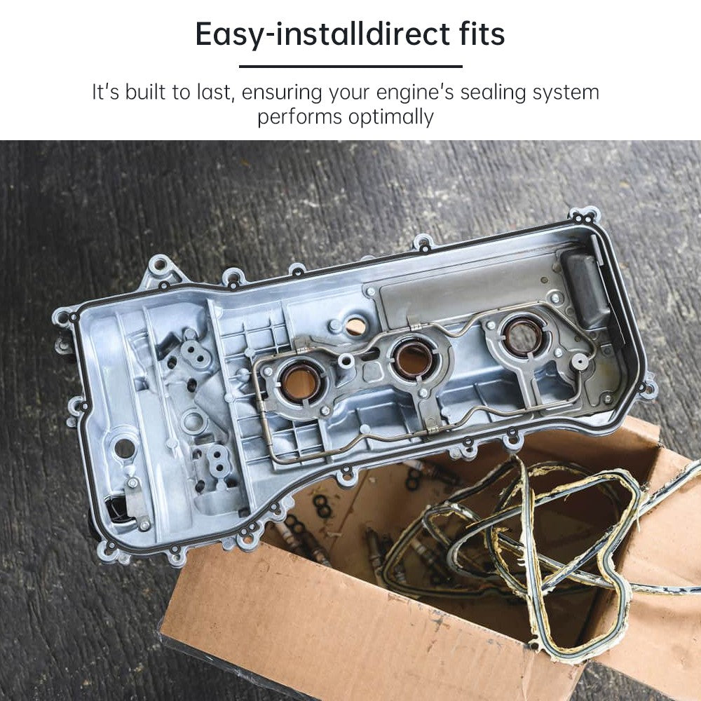 Set of 2 Valve Cover Gaskets 22777560 Fit for Volvo D13 Truck！